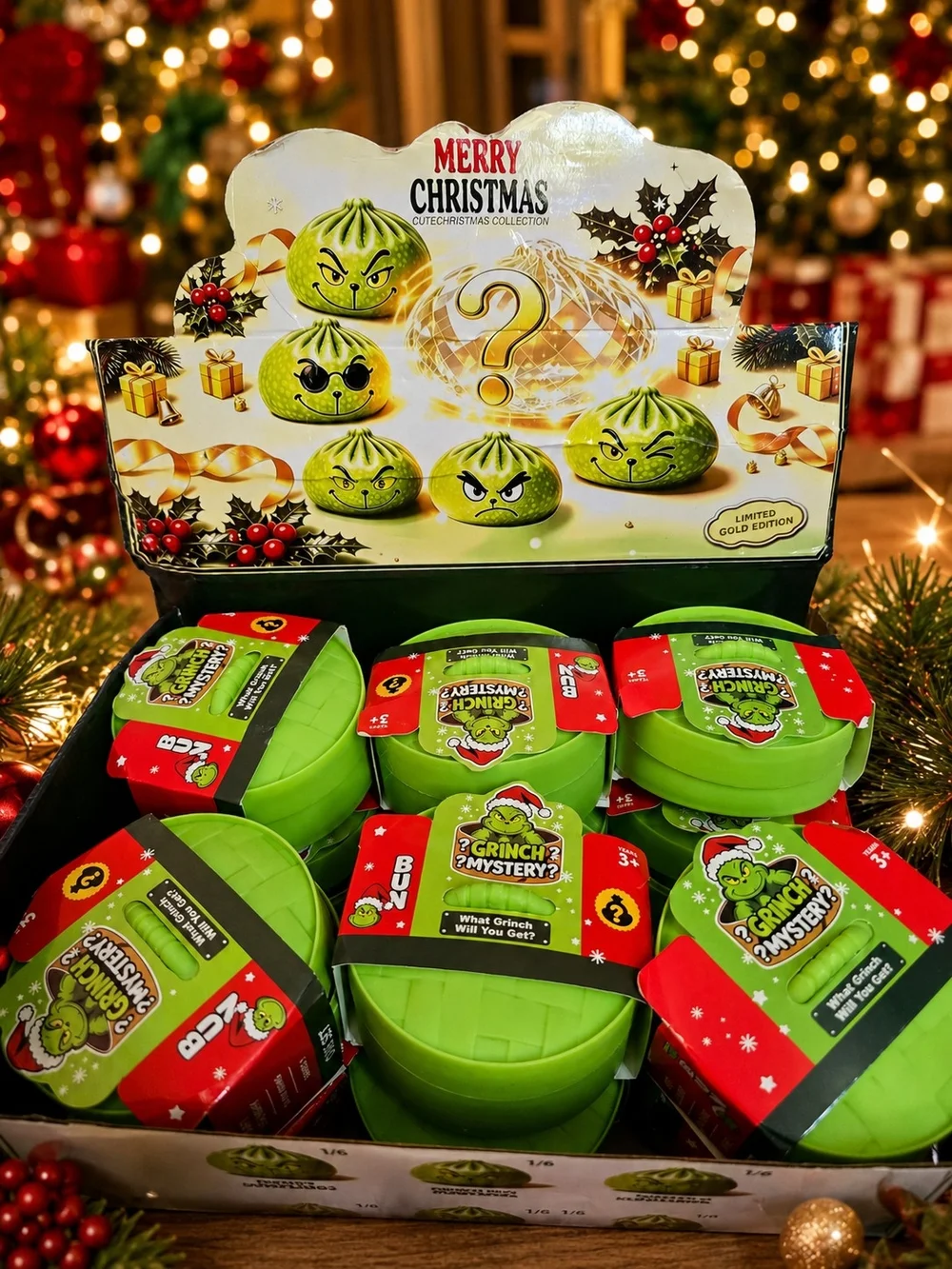 Mystery Green Holiday Surprise - Christmas Party Favor